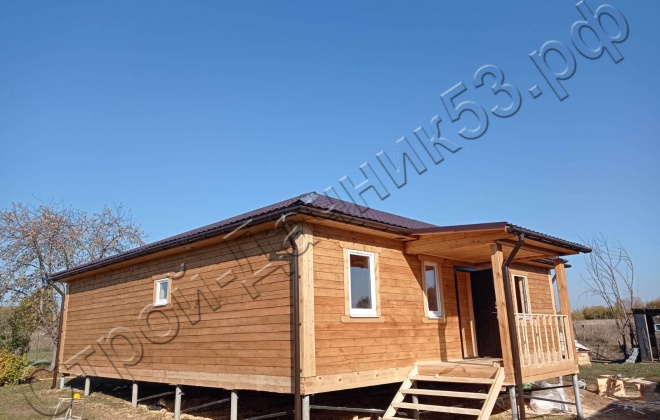 1 Брусовой дом ОД-50, 11х10,5 , 115,5 м², Тульская область, Щекинский район, село Голощапово (2)